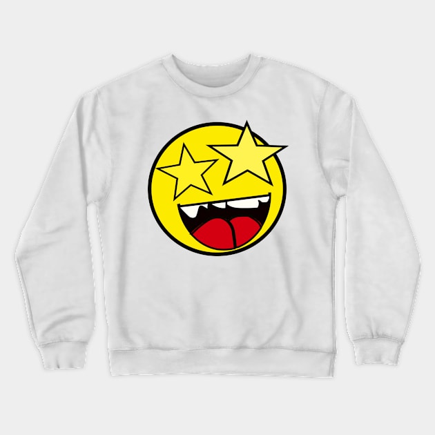 Toothy Smiley Crewneck Sweatshirt by esquisse